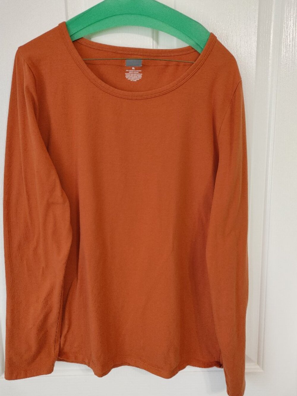 XL burnt orange top